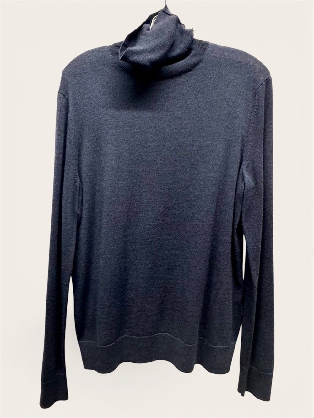 BANANA REPUBLIC Merino Wool Turtleneck Sweater, Navy Blue